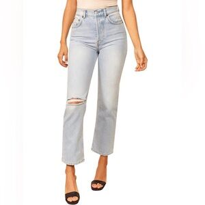 Reformation Cynthia Crop High Rise Relaxed Jean NWT